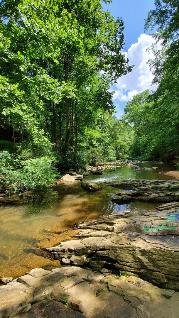 Beautiful photo of the Nickajack Creek Smyrna GA USA 