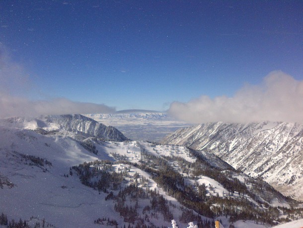 Beautiful view of Snowbasin Utah x s