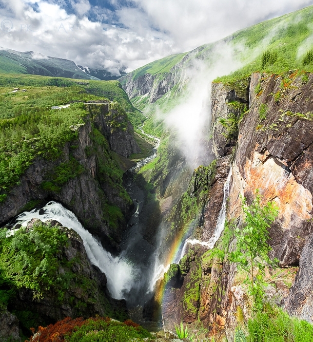 Beautiful waterfall in Norway Photo by PK Art 