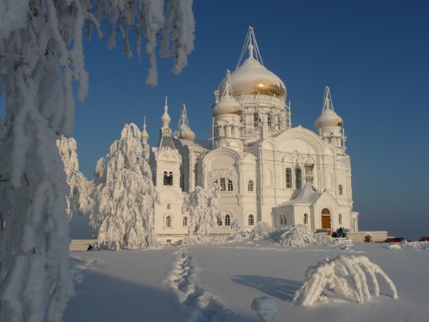 Belogorsk monastery in Perm Russia  