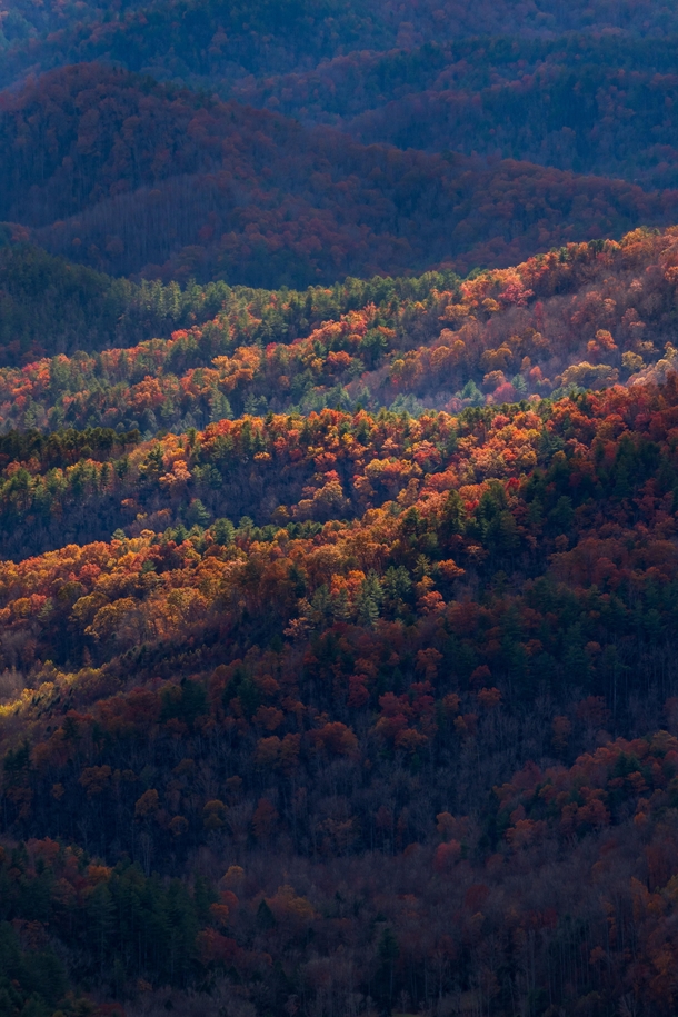 Blue Ridge Mountains in North Carolina 