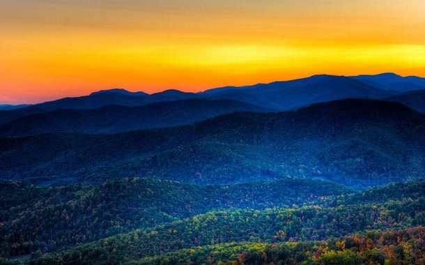 Blue Ridge Mountains Shenandoah National Park Virginia  by Irene Abdou