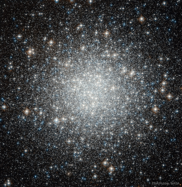 Blue Straggler Stars in Globular Cluster M   Image Credit ESAHubble NASA