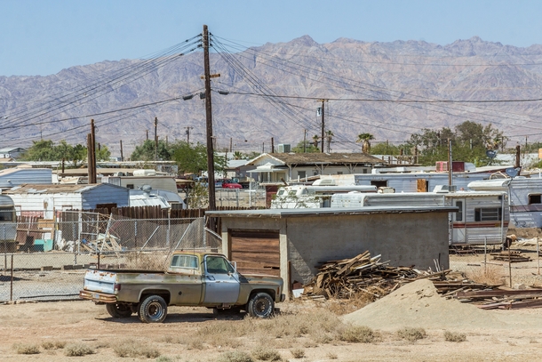 Bombay Beach California It has the population of  and is the lowest community in the United States 