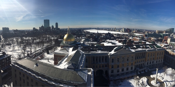 Boston Sun and Snow 