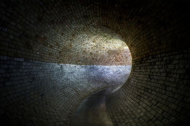 Brickporn in a sewer overflow under Manchester - UK  x 