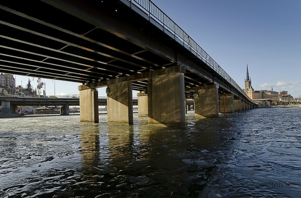 Bridge to Old Town Stockholm Sweden 