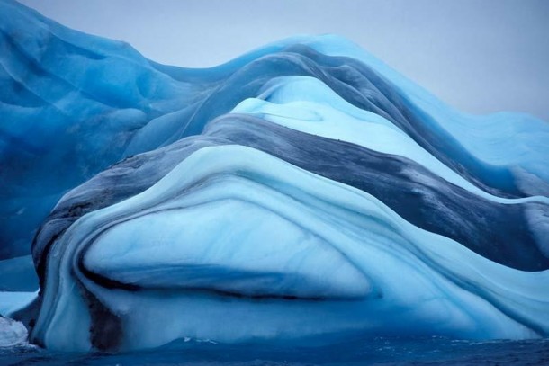 Brilliant Striped Iceberg of Antarctica By Krabs 
