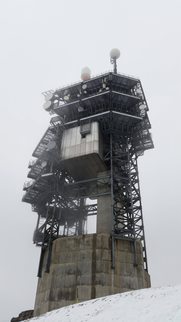Broadcast tower at  ft over sea level - Titlis-Engelberg Switzerland 