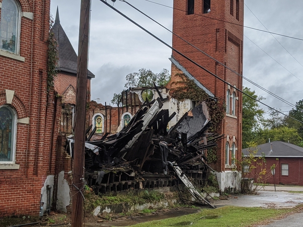 Burned Church - Selma Alabama