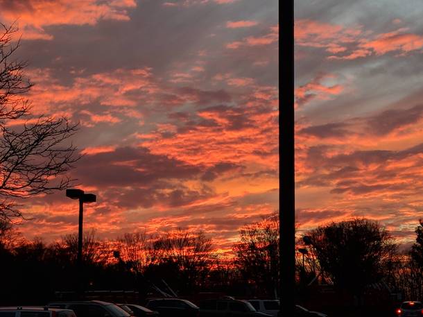 By far the best sunset I have ever seen from a Home Depot parking lot