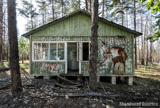 Cabin in Chernobyl youth summer camp destroyed in recent wildfire 