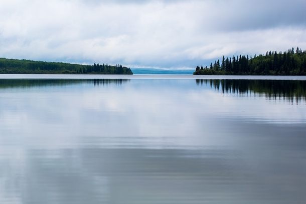 Calm waters on Cold Lake Alberta 