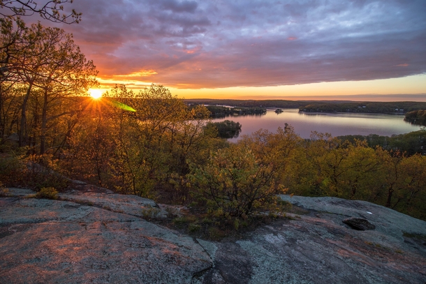 Candlewood Lake sunrise Connecticut 