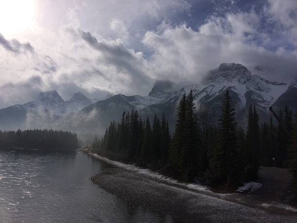 Canmore yesterday 