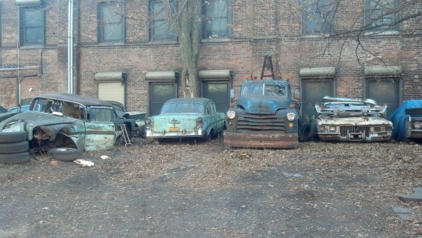 Car Graveyard in Albany NY 