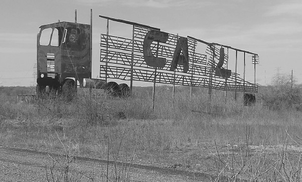 Carls Corner Truck Stop Billboard - Carls Corner Texas  Carls Corner History in Comments