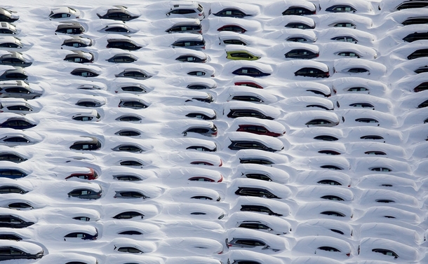Cars sit buried in snow near Hamden Connecticut on February   in the aftermath of a storm that hit Connecticut and much of New England 