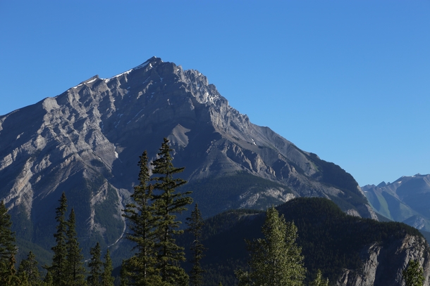 Cascade Mountain on a sunny morning 