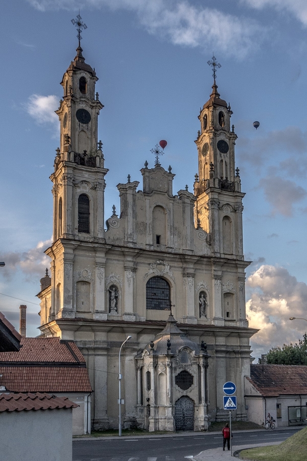 Catholic Church of the Ascension of the Lord in Vilnius Completed in  designed by Antonio Paracca and Johann Christoph Glaubitz One of the best examples of Vilnian Baroque