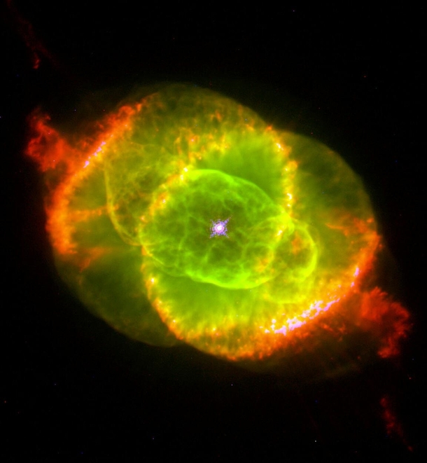 Cats Eye Nebula First Planetary Nebula To Be Discovered By William Herschel Remnant Of The Late Evolution Of A Dying Star