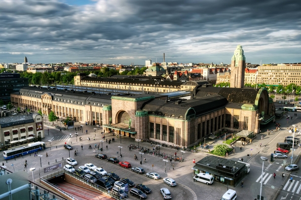 Central railway station Helsinki Finland 