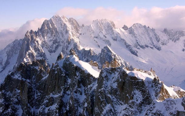Chamonix-Mont-Blanc in France 