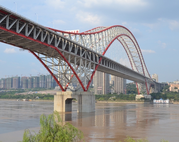 Chaotianmen Bridge in Chongqing China 