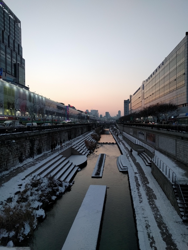 Cheonggyecheon River South Korea 