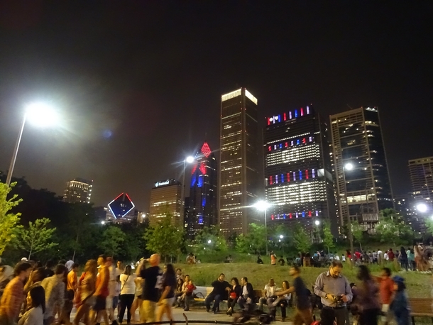 Chicago on Fourth of July 
