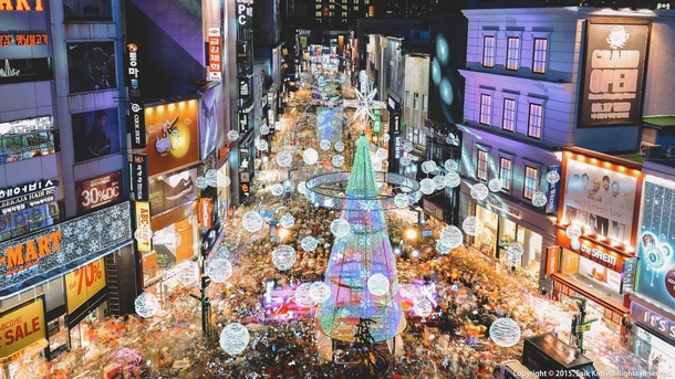 Christmas in Busan South Korea 