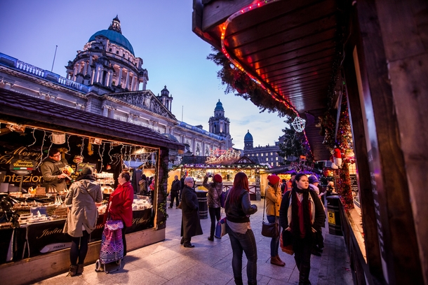 Christmas Market in Belfast 