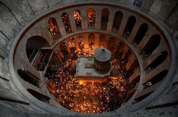 Church of the Holy Sepulchre in the Old City of Jerusalem Via NY Times