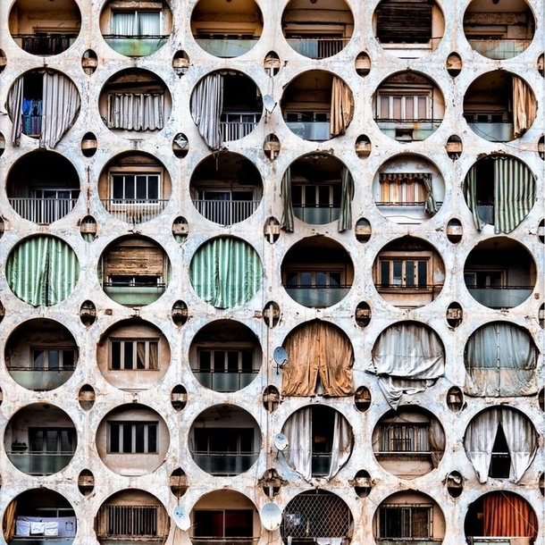 Circle Of Trust - The facade of a residential building in Beirut photo by James Kerwin