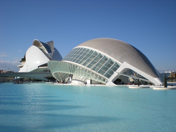 City of arts and science Valencia Spain