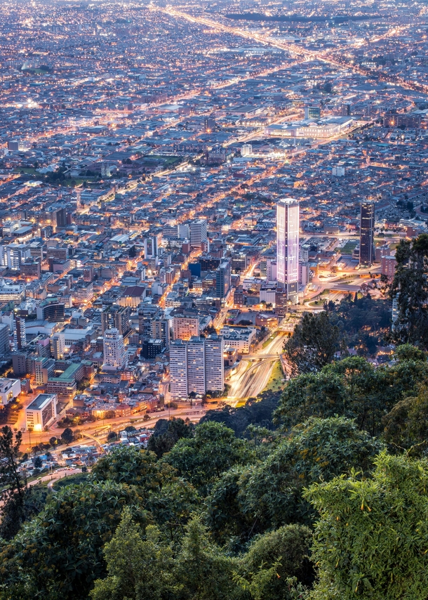 Cityscape of Bogota Colombia 