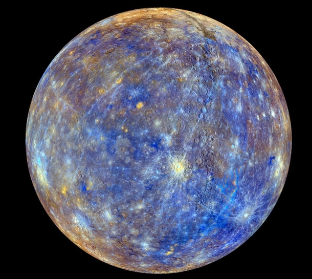 Clearest Picture of Mercury ever taken