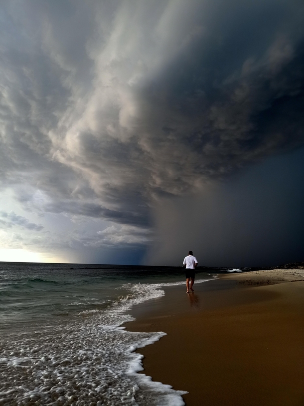 Coastal storm sweep - Perth Western Australia 