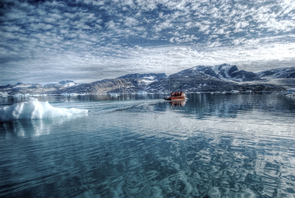 Cold Reflections near Tasiilaq Greenland 