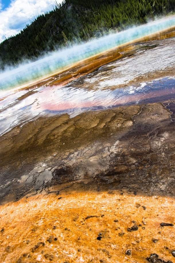 Color Palette of Grand Prismatic Yellowstone NP 