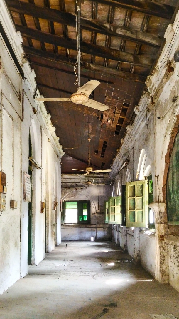 Corridors of the Old High Court Building Nagpur Maharashtra India