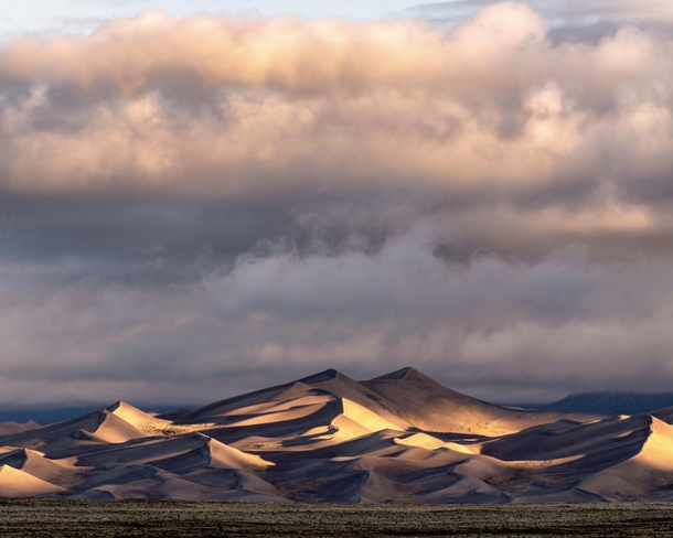 Crazy cloud action in Great Sand Dunes National Park