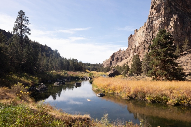 Crooked River in Smith Rock State Park OR 