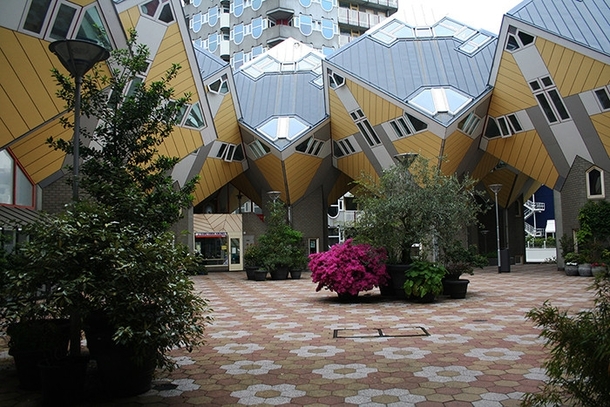 Cube houses in Rotterdam the Netherlands 