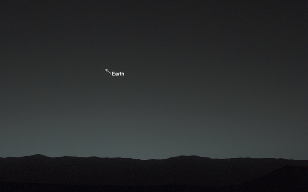 Curiosity Rover takes first pic of Earth from Mars 