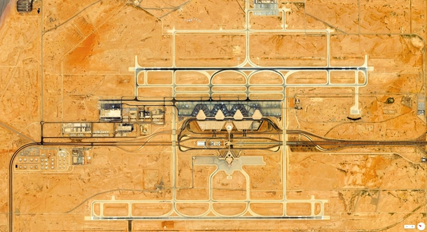 Daily Overview King Khalid International Airport  Riyadh Saudi Arabia overveu 