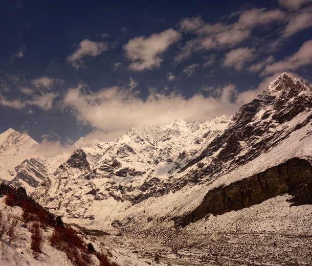 Darma Valley Beaming in the Sun  Himalayas India