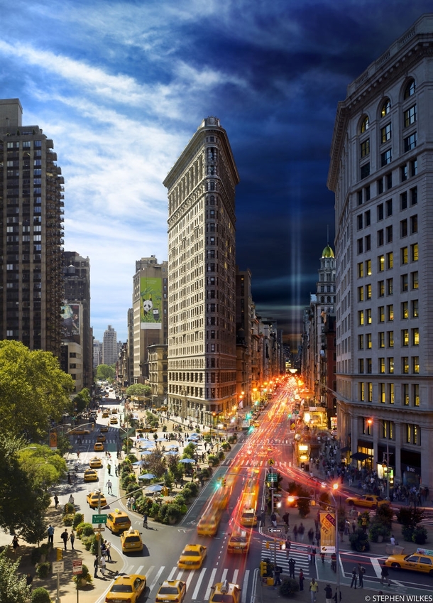 Day and Night in New York in One Photograph by Stephen Wilkes 