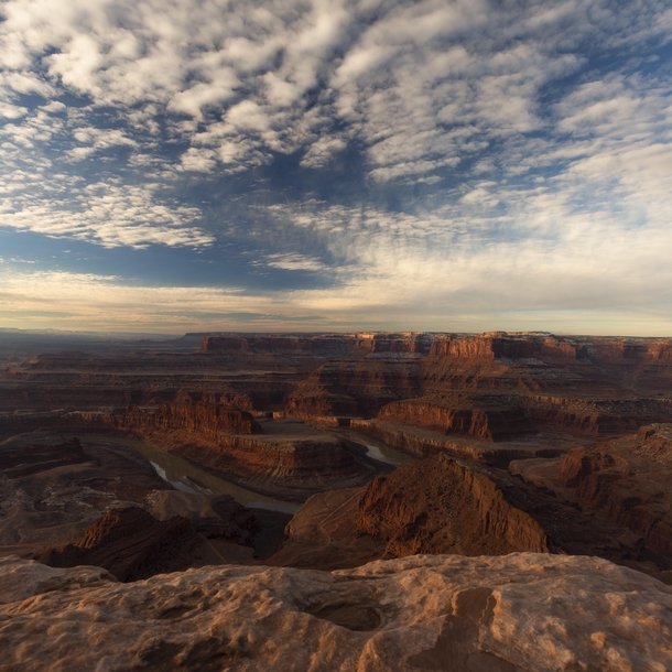 Dead Horse Point state park in Utah provide sublime views of the Colorado river especially during sunrise 