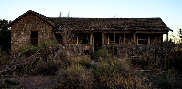 Decaying Desert House Lund Utah 